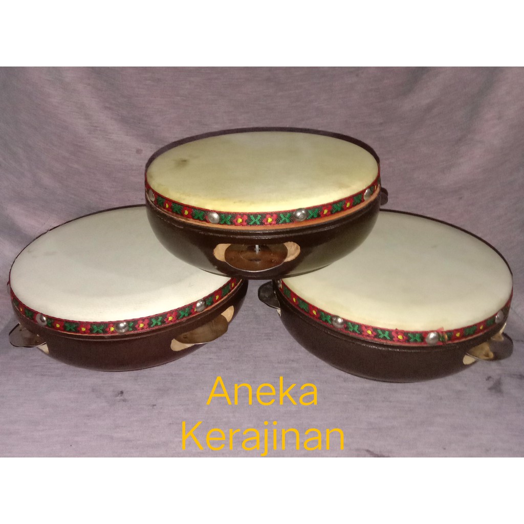 Rebana kecrek ukuran 16 cm