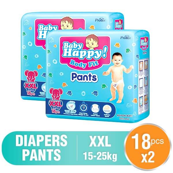 Baby Happy Pants XXL 18+2 2 packs Shopee Indonesia
