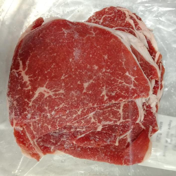 ( BISA COD ) DAGING AUS WAGYU TOPSIDE BEEF SLICE SUKIYAKI / YAKINIKU MB 3-5 250gr BERKUALITAS [Kode