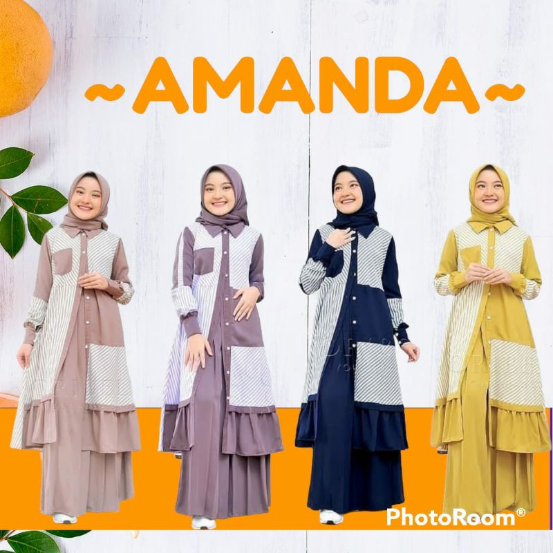 Gamis Terbaru2022 Baju Lebaran Fashion Modern Trendy Terlaris Baju Lebaran Promo Kekinian Premium Mu