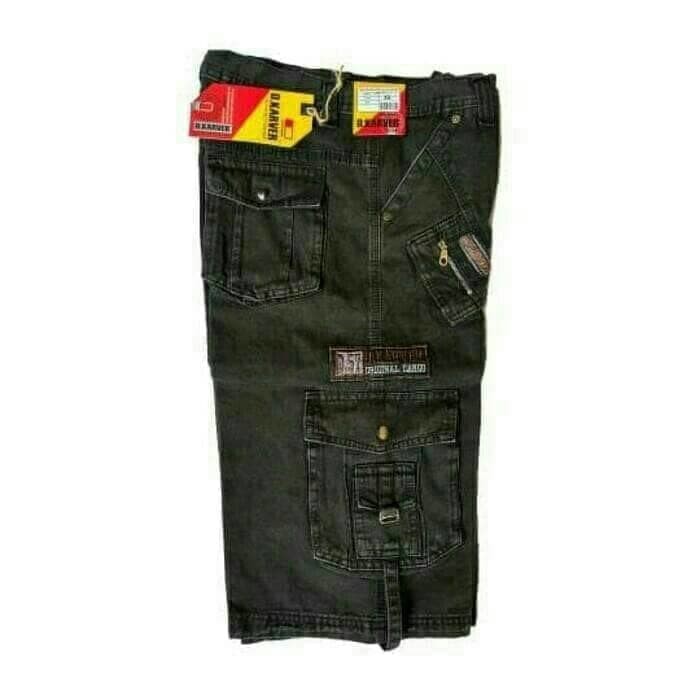 Sedang Viral Celana Pria Celana Pendek Pria 3/4 Cargo Size 27-38