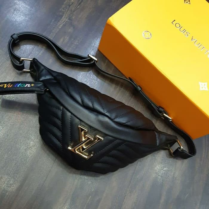 tas LV louis vuitton waistbag black