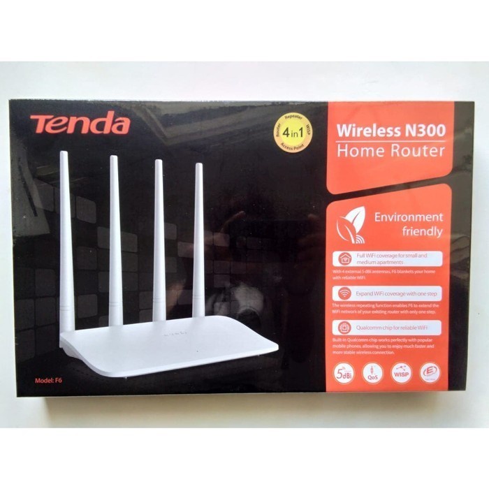 Tenda F6 Wireless N300 Easy Setup Router F6