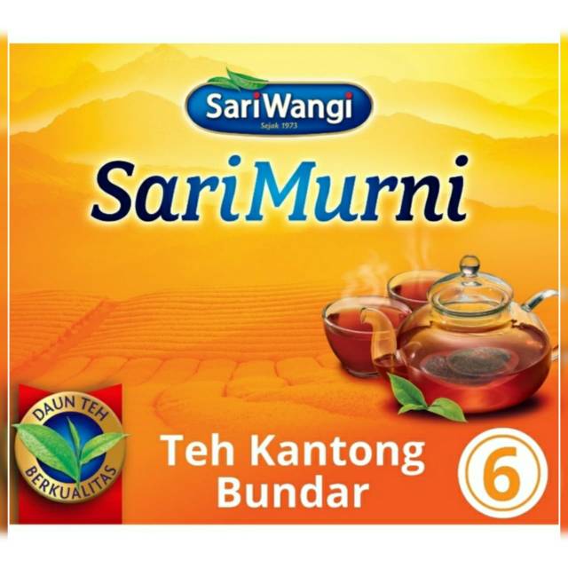 

SARIWANGI SariMurni Teh kantong Bundar 6's