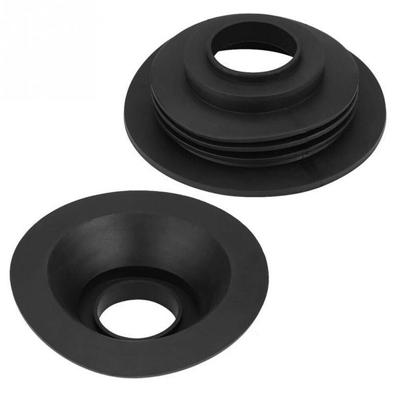 {LUCKID}1X Soft Rubber Dust Cover For Car Auto Headlight Universal LED Light Seal Cap