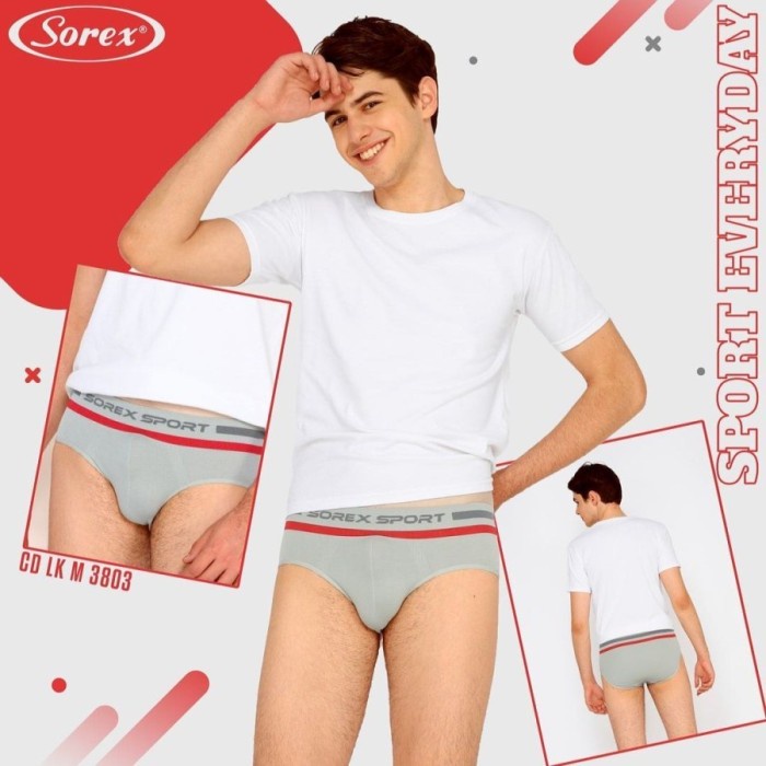 CD Pria Sorex 3803 CD Segitiga Sorex Sempak Sorex Celana Dalam Pria