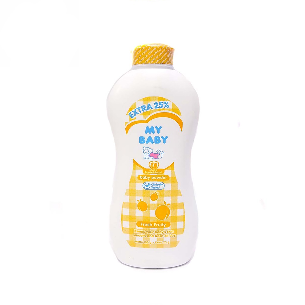 My Baby Powder Extra 100g + 25g Bedak Bayi - Bedak Bayi My Baby Powder - Bedak Bayi 100g - My Baby E