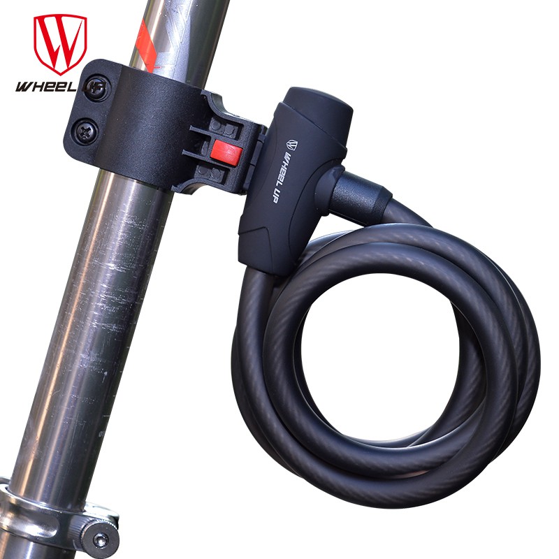 Wheel Up Gembok Sepeda Kabel 1.2m - Black