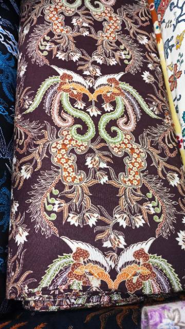 Kain batik meteran katun primisima biru dongker