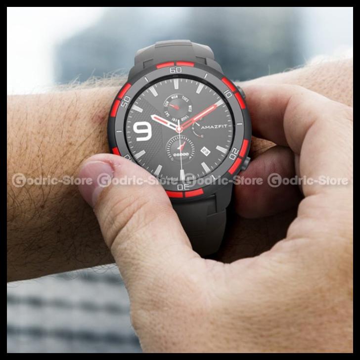 Sikai Solid Bumper Doff Case Screen Protector Cover Amazfit Gtr 47Mm