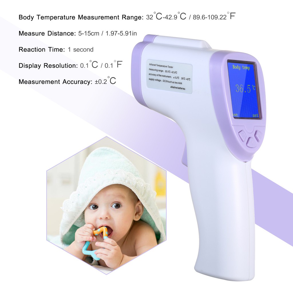 Daijing Infrared Temperature Tester F06 Pengukur Suhu Tubuh