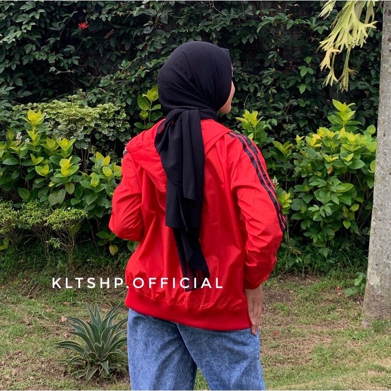 PARASUT JACKET MERAH