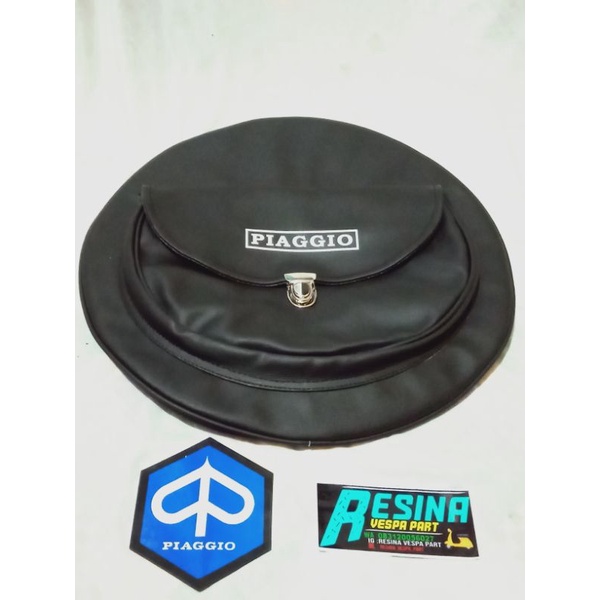 Sarung Ban serep Vespa Super Sprint PS bahan kulit jok virotex tebal seperti mb tec ring 10 dan 8