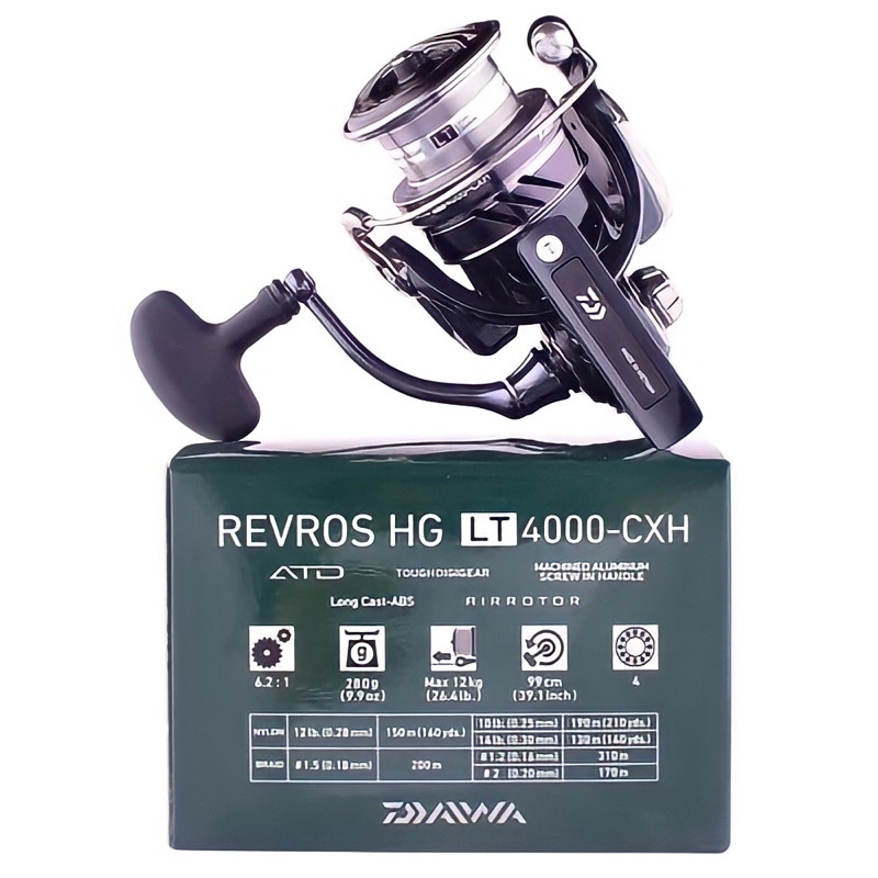 Reel DAIWA Revros HG LT Power Handle | 1000 2000 3000 4000 5000 6000