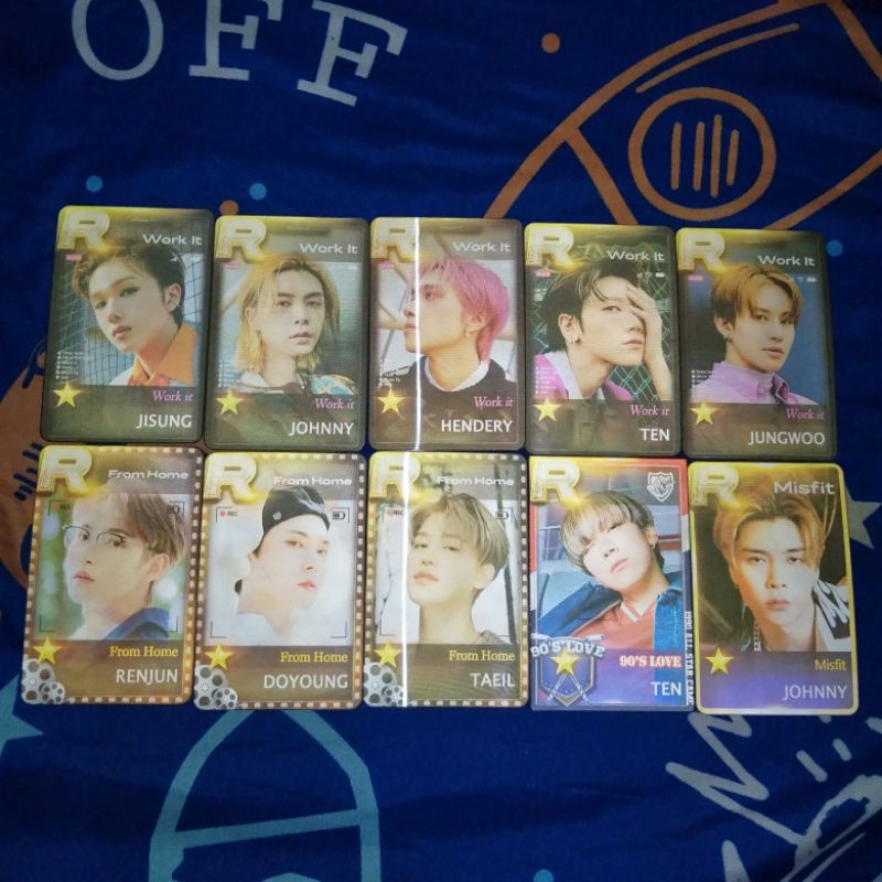 [READY STOCK] LENTICULAR CARD/LENTICARD FANMADE NCT 2020 WORK IT, FROM HOME, MISFIT, 90S LOVE
