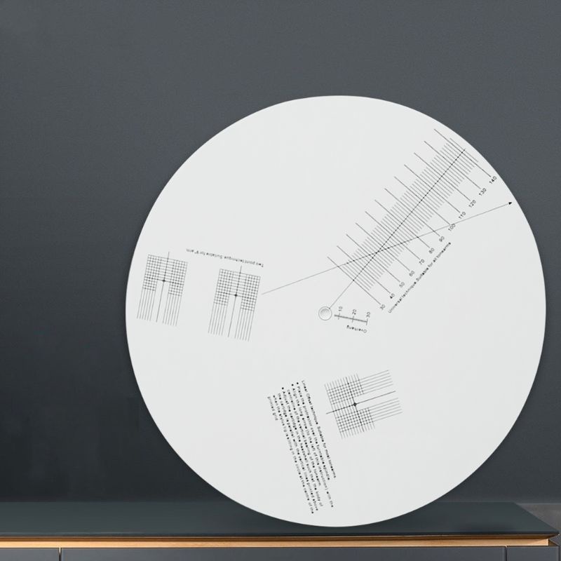 Bt Untuk LP Vinyl Record Meja Putar Phono Tachometer Kalibrasi Strobe Disc Strobosco