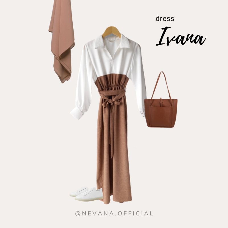 Gamis Daily Busui | Gamis Ngampus Remaja | Gamis Kombinasi | Dress Anak Muda | Gamis Katun Madinah