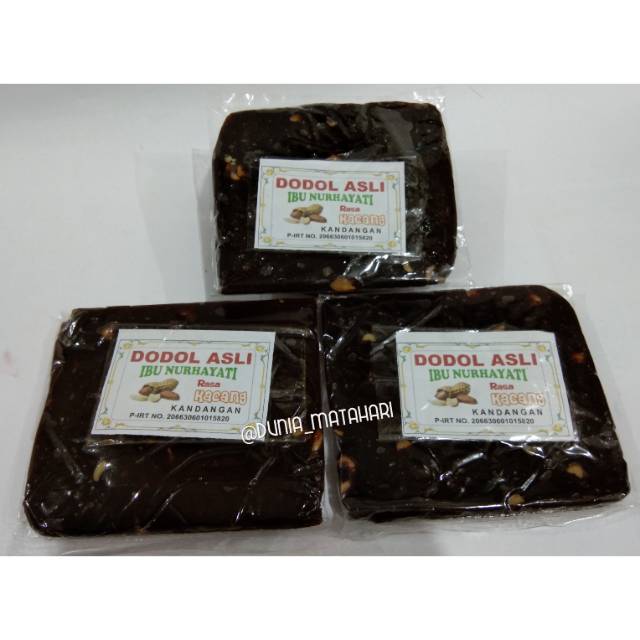 

Dodol Bu Nurhayati Lembaran Pack isi 10 pcs