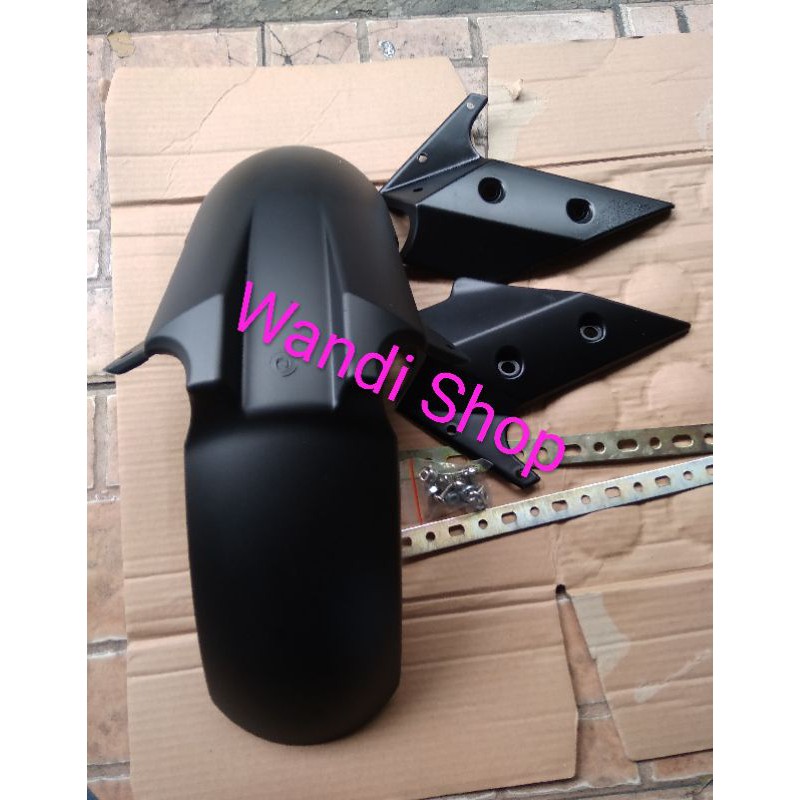 spakbor depan variasi Vixion old Vixion NVL warna hitam doff