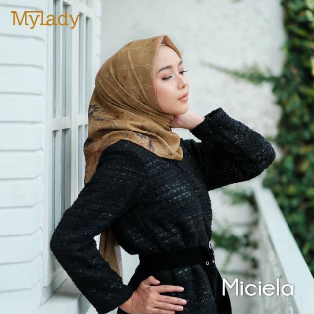 KERUDUNG MY LADY HIJAB MICIELA SIGNATURE FLEX ORI TERBARU