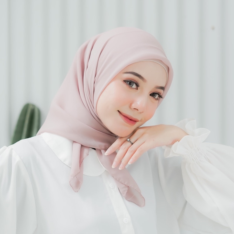 HIJAB BELLA SQUARE / HIJAB POLYCATTON-FAWN