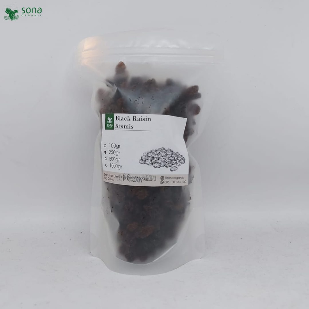 

Black Raisin kismis hitam 250 gr