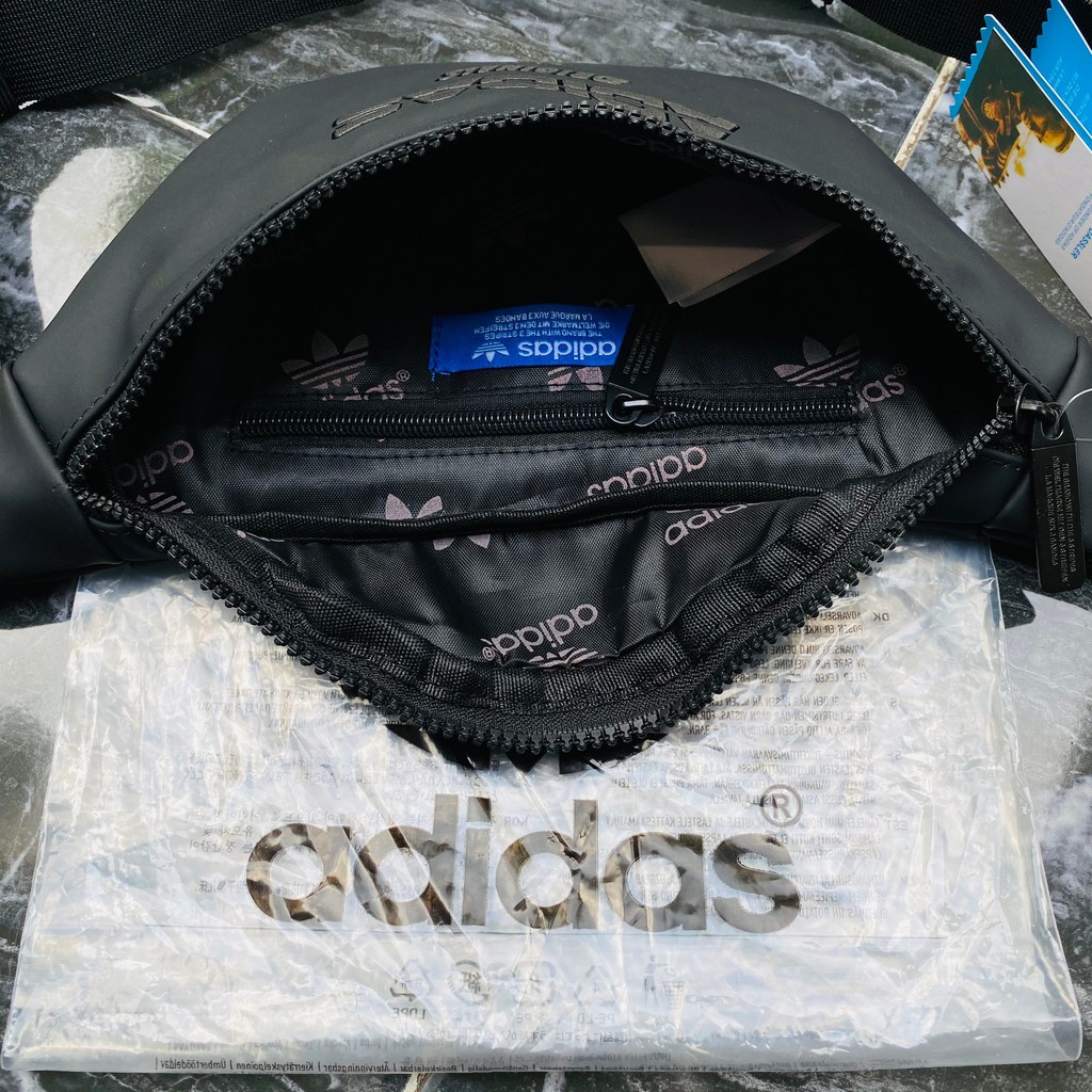 Waistbag Adidas Mini Leather / Tas Selempang Kulit Tas Adidas