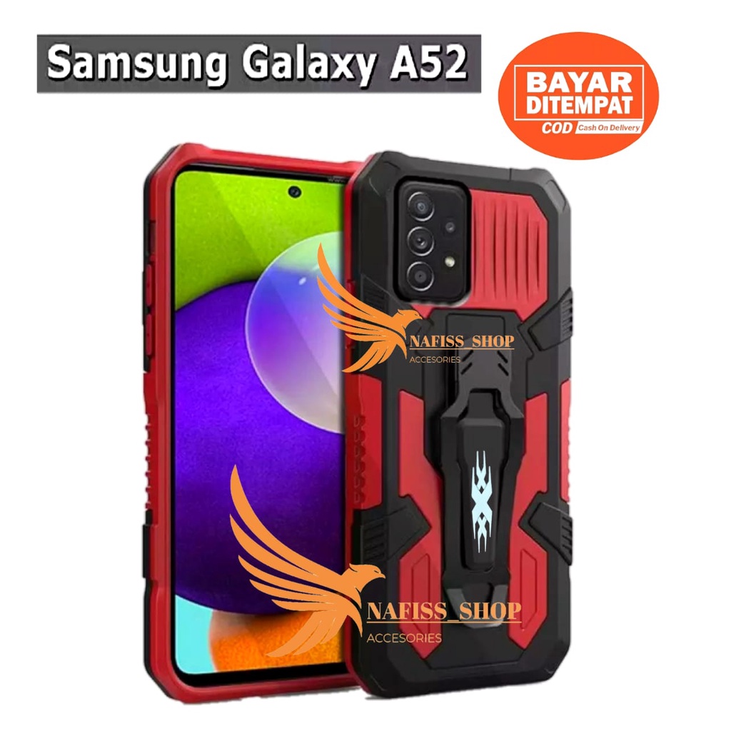 Samsung Galaxy A52 Armor Case Robot Samsung A52 New Hard Case Belt Clip Robot Transformer Soft Hybri
