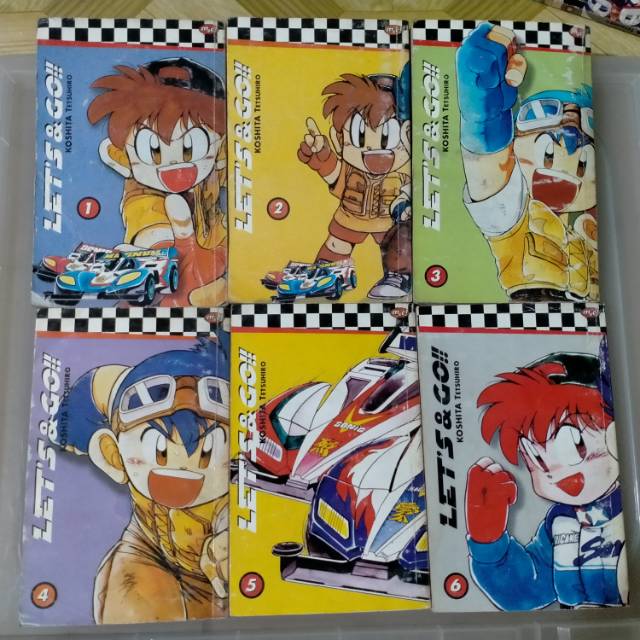 Komik Bekas Jadul Lets and Go Tamiya Full Set