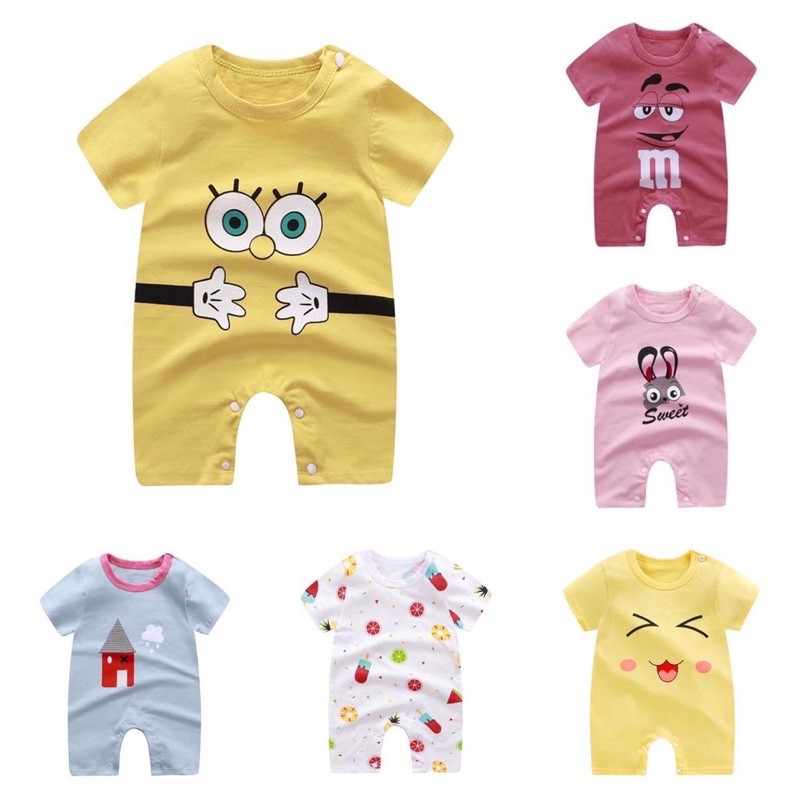 Romper Bayi Bahan100%catton Adem (SNI)