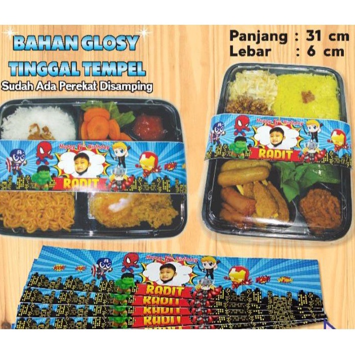 

Label Kotak Bento size 31x6 pcs