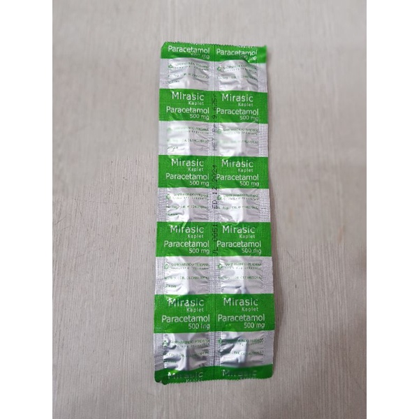 Mirasic 500Mg / Obat Demam / Sakit Kepala / Sakit Gigi