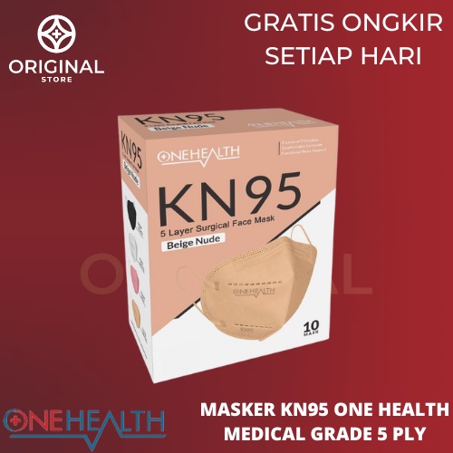 Masker KN95 5 Layer Surgical Face Mask OneHealth