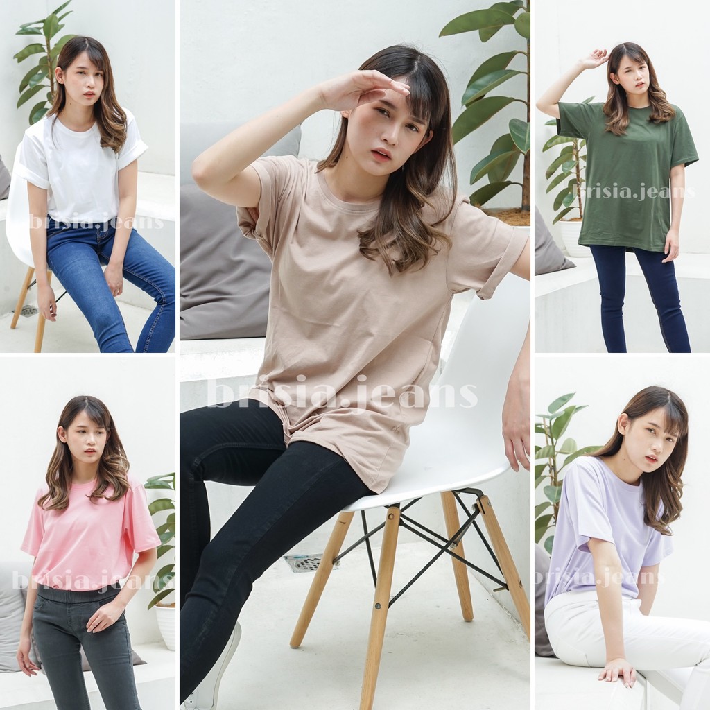 6 WARNA - CANDY T-Shirt (Reguler Tee - Oversized Tee)