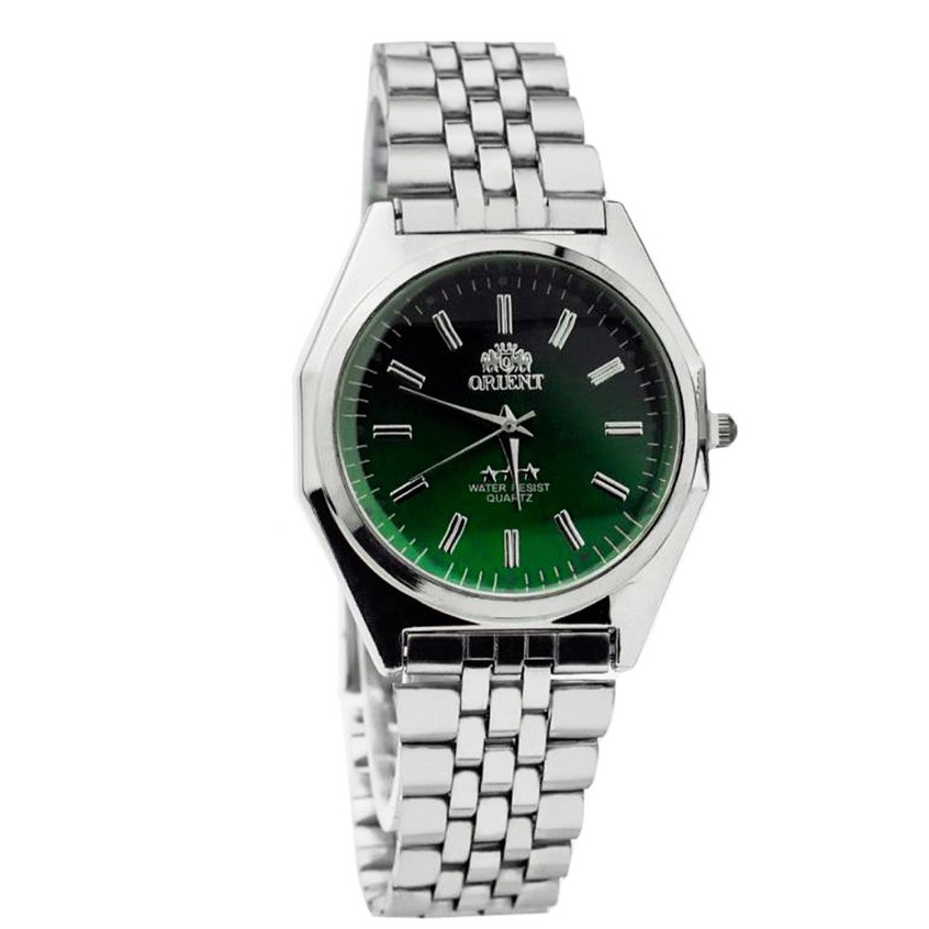 WBS ✅COD JAM TANGAN COUPLE ORIENT STAR RANTAI PREMIUM PRIA WANITA IMPORT GROSIR MURAH ARLOJI OR001-PRIA - HIJAU