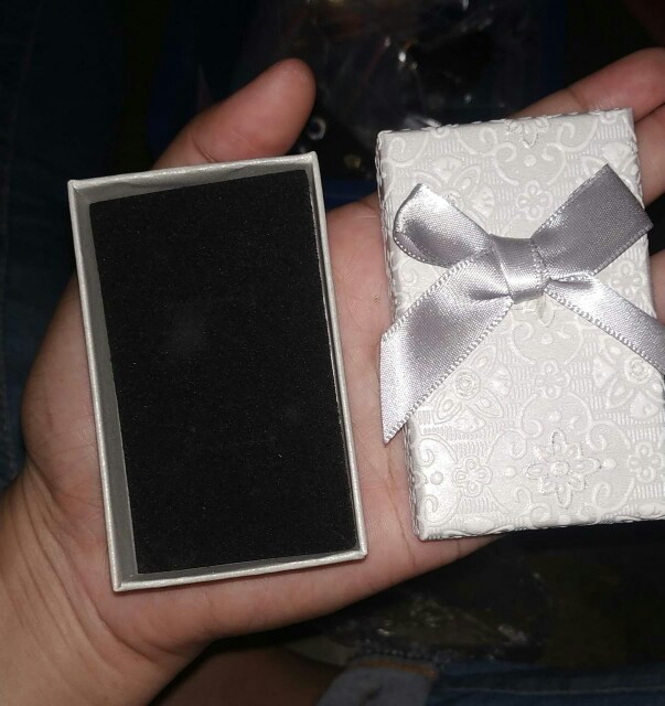 Kotak Cincin Singel Pita Import