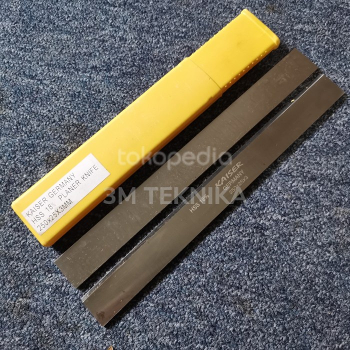 Pisau Serut Kayu 25 Cm Hss Mata Mesin Duduk Jointer Planer Ketam 250mm