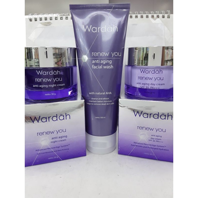 Paket wardah renew you anti aging