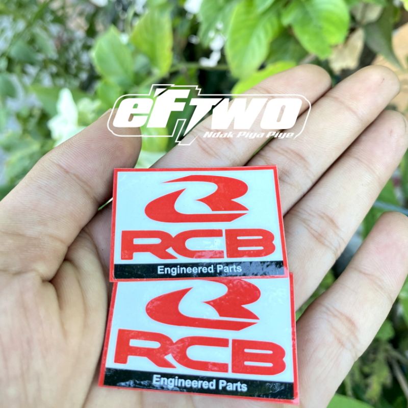 STICKER TABUNG SHOCK RCB SB 2 / STICKER SHOCK RCB