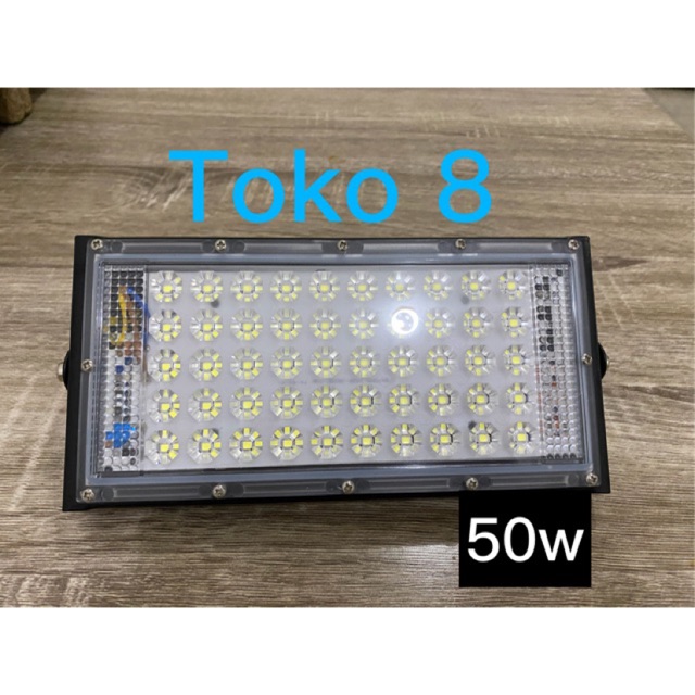 LAMPU SOROT / TEMBAK LED SLIM 50 WATT / 50W / SLIM LED FLOODLIGHT50 WATT AC 220V