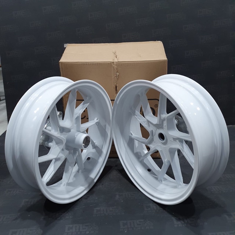 Velg Velek Racing Chemco Wheel Ring 13 Yamaha All New Nmax 2020 Putih