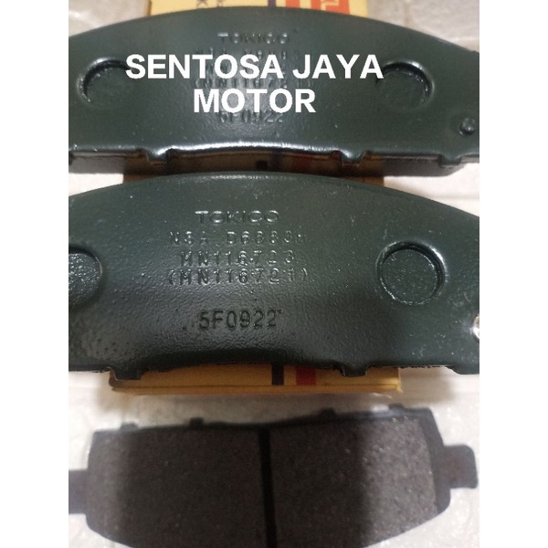 BRAKE PAD KAMPAS REM DEPAN MITSUBISHI TRITON PAJERO SPORT L200 ORIGINAL