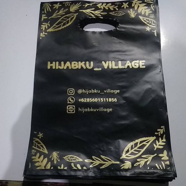 

Kantong plastik sablon 20 X 30 HARGA PER 1 LEMBAR PLASTIK [Minial order 200 lembar]