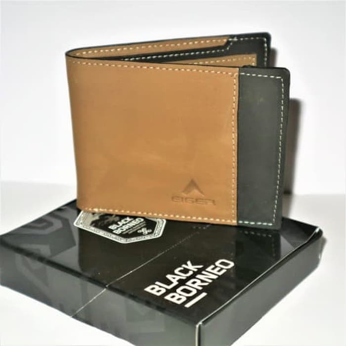  Eiger  Borneo Bold Wallet Dompet  Kulit Pria  Shopee Indonesia