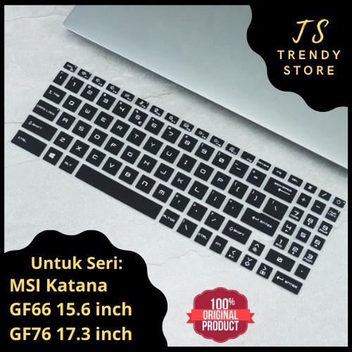 Keyboard Protector Cover MSI Katana GF66 GF76 Gaming Intel AMD