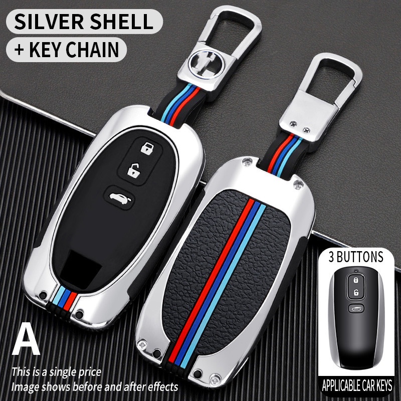 Casing Kunci Mobil Smart Bahan Zinc Alloy Untuk Luxgen U6 U7 SUV S5 2020 2021