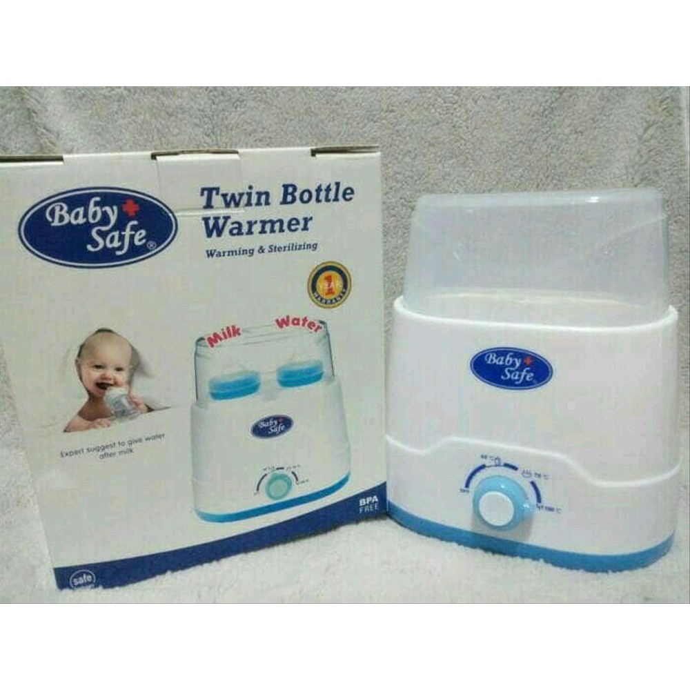 PROMO!!! Baby Safe LB216 Twin Bottle Warmer dan Sterilizer 4 in 1 / Penghangat Susu dan Alat Steril