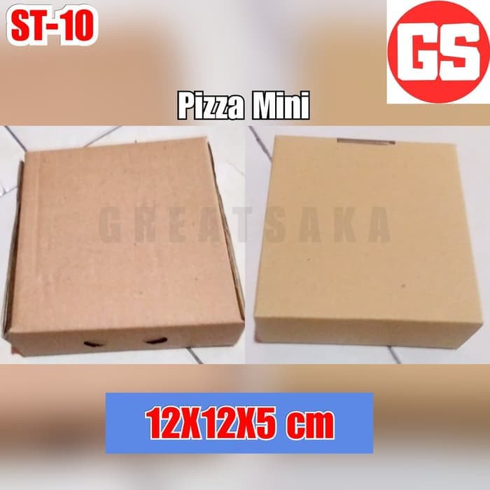 

KOTAK KARDUS ST-10 PIZZA KECIL COKLAT POLOS