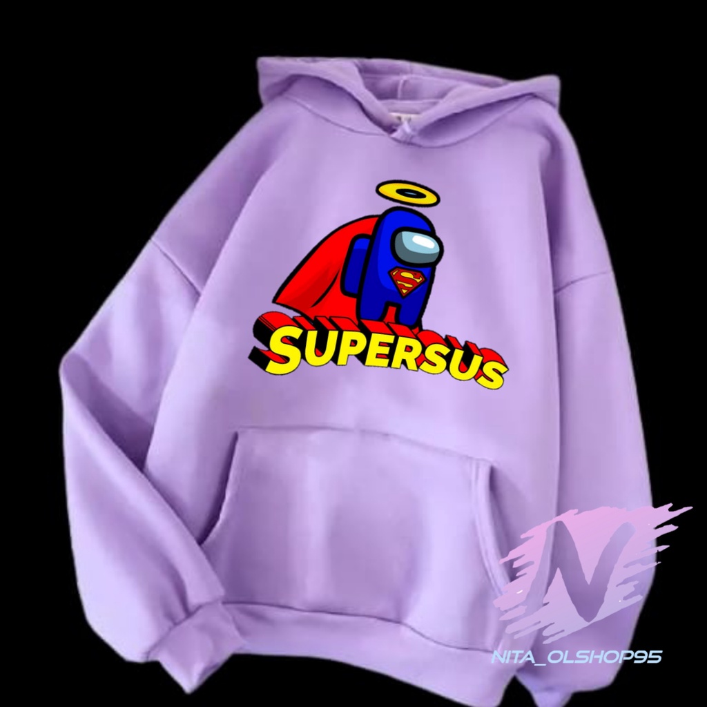 HOODIE ANAK SUPERSUS SWEATER AMONG US SUPERMAN