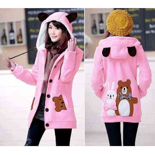 [Jaket MRS Funny Varian Warna LO] Jaket Wanita Babyterry Varian Warna